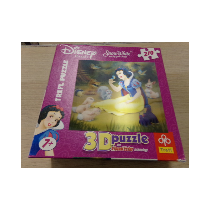 Puzzle  210 piezas en 3D Disney. Segunda mano