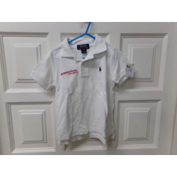 Polo blanco Ralph Lauren talla 3 años. Segunda mano