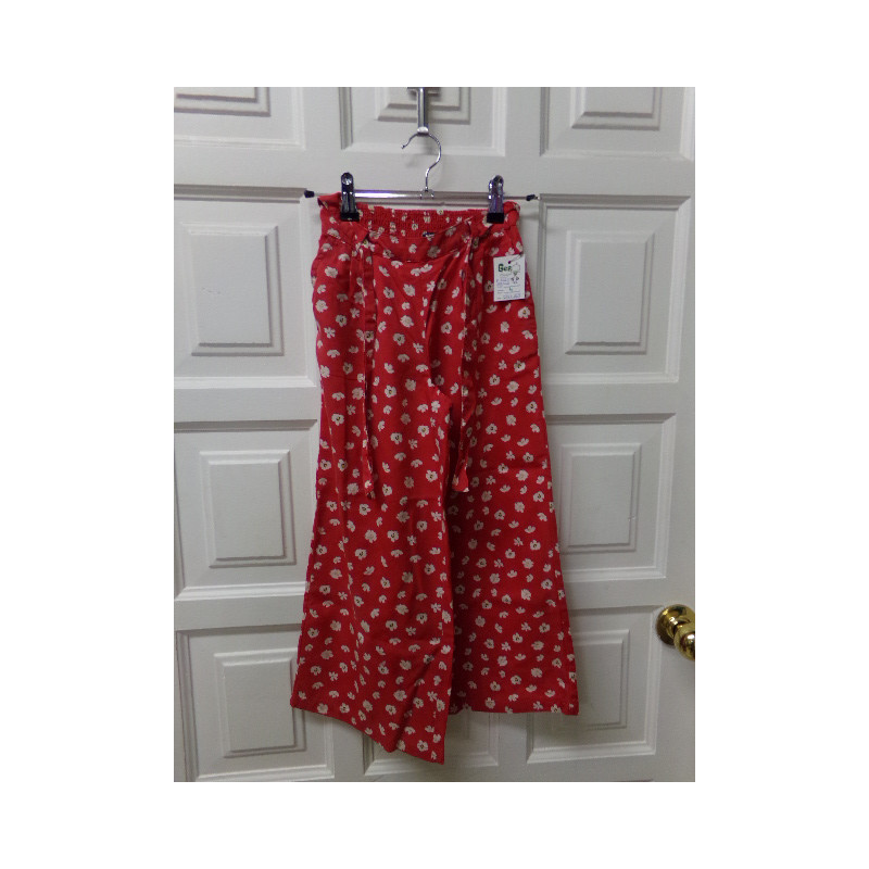 Pantalón estampado verano talla 7 años. Segunda mano