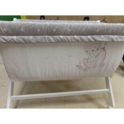 Minicuna Piruleta color gris. Segunda mano