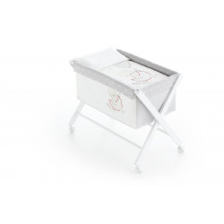 Minicuna Piruleta color gris. Segunda mano