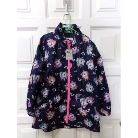 Cortavientos unicornios 6-7 años