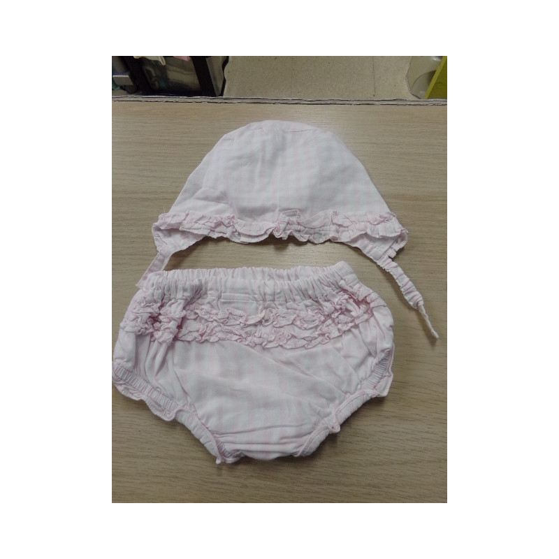 Conjunto blusa ranita y capota 3-6 meses