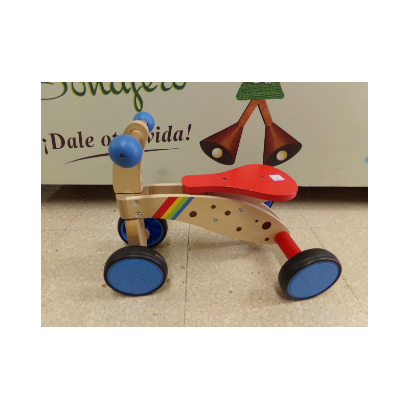 Bólido correpasillos de madera