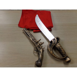 Disfraz de pirata talla 7 años. Segunda mano