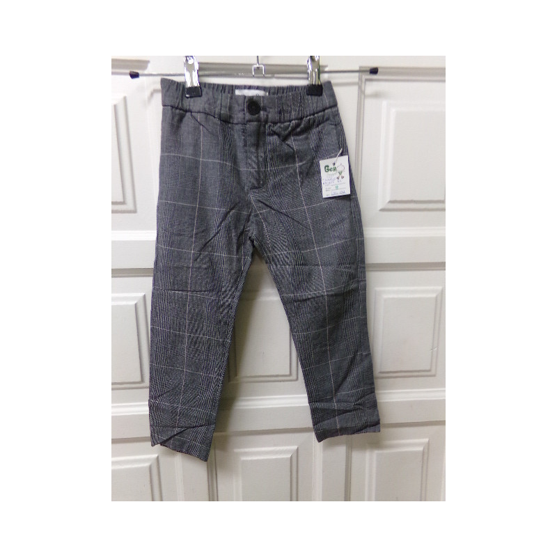 Pantalón cuadros Maximo Dutti talla 4 años. Segunda mano