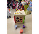 Cubo de actividades, 5 en 1, madera. Segunda mano
