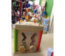 Cubo de actividades, 5 en 1, madera. Segunda mano