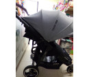 Carro gemelar paralelo Easytwin Baby Monster, 2 capazos y plástico de  lluvia. Segunda mano.