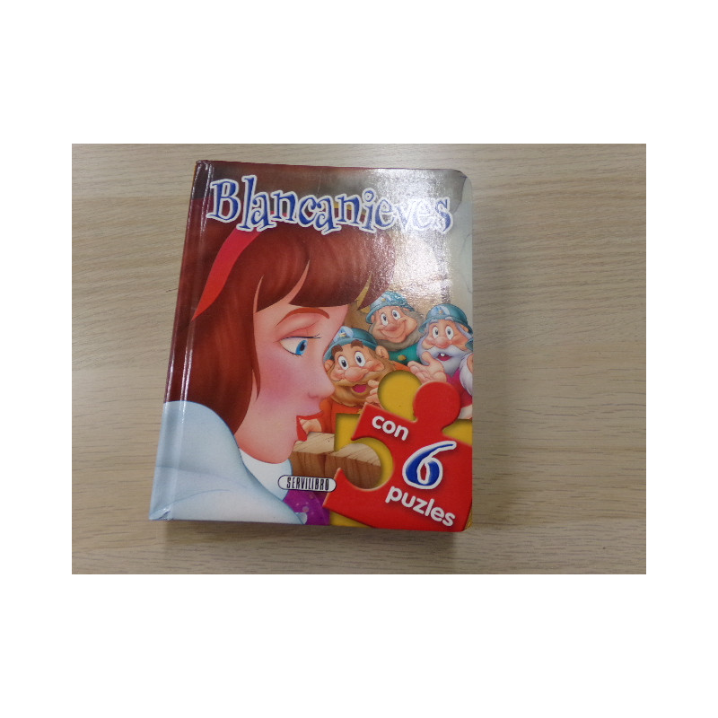 Libro Puzzle Blancanieves. Segunda mano.