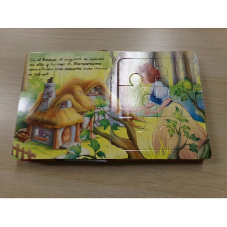 Libro Puzzle Blancanieves. Segunda mano.