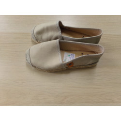 Alpargatas esparto y piel 31.Segunda mano.