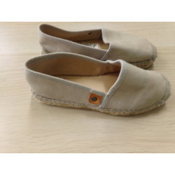 Alpargatas esparto y piel 31.Segunda mano.