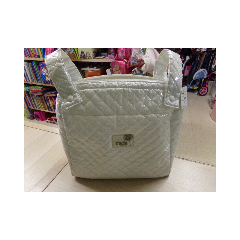 Bolsa maternal plastificada Ruca blanca segunda mano
