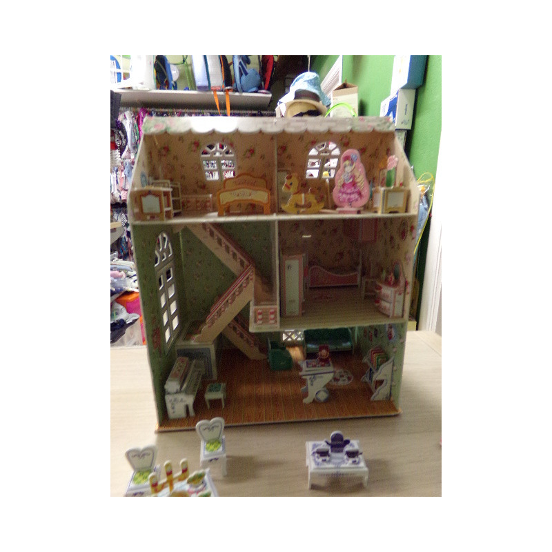 Casa de muñecas puzzle 3d