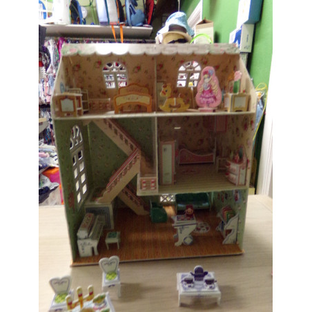 Casa de muñecas puzzle 3d