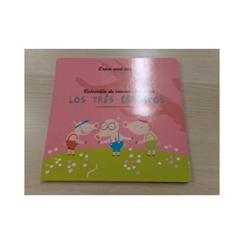 Libro los tres cerditos. Segunda mano.