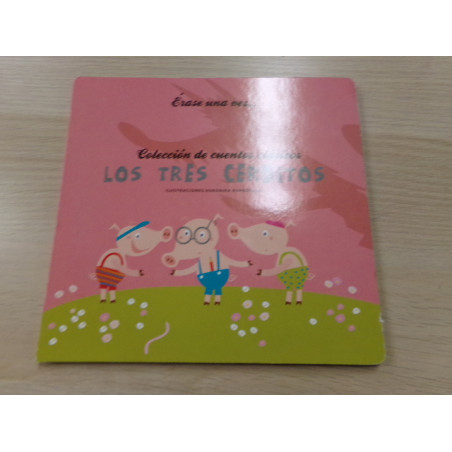 Libro los tres cerditos. Segunda mano.