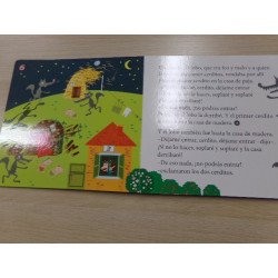 Libro los tres cerditos. Segunda mano.