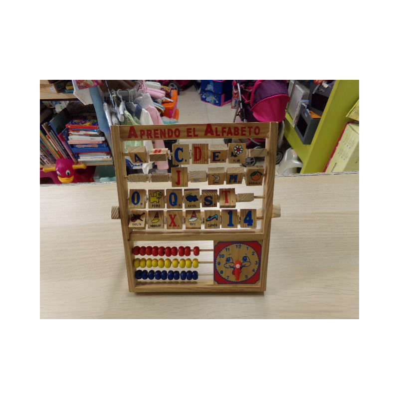 Abaco de madera. Segunda mano.