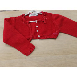 Chaqueta roja Pili Carrera 3 años. Segunda mano.