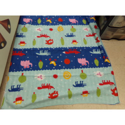 Funda nórdica cuna con bajera y funda almohada. Segunda mano.