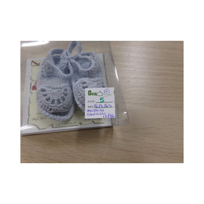 Sandalias ganchillo 15-16. A estrenar