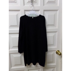 Vestido punto Zara, negro 10 años. Segunda mano.
