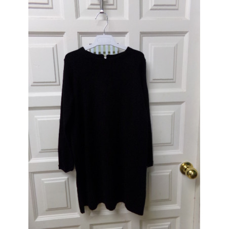 Vestido punto Zara, negro 10 años. Segunda mano.