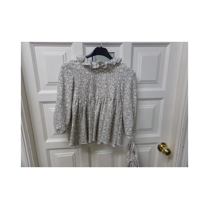 Vestido con bragola Badum Badero 5 años. Segunda mano.