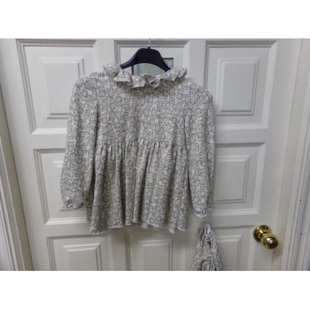 Vestido con bragola Badum Badero 5 años. Segunda mano.