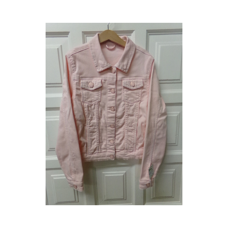 Cazadora Vaquera rosa Sfera 8-9 años. Segunda mano.