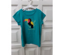 Camiseta 8-9 años tucan verde. Segunda mano.