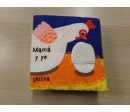 Libro tela blandito Combel Mama y yo gallina. Segunda mano.