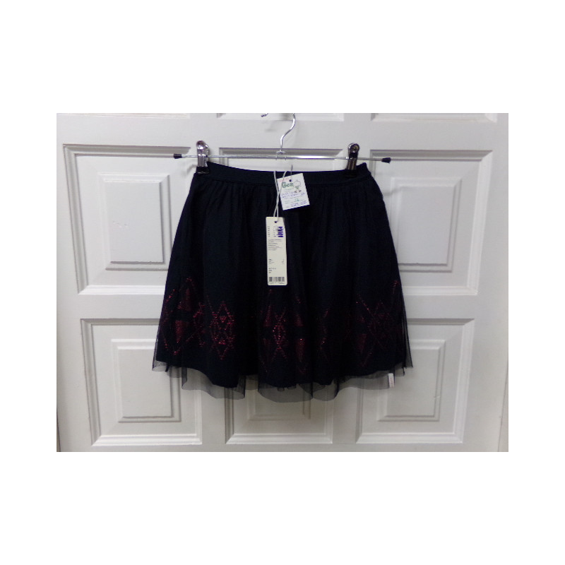 Falda Tull azul marino Espirit. A estrenar.