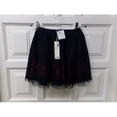 Falda Tull azul marino Espirit. A estrenar.