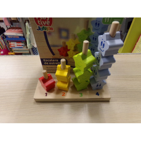 Abaco estrellas madera. Segunda mano.