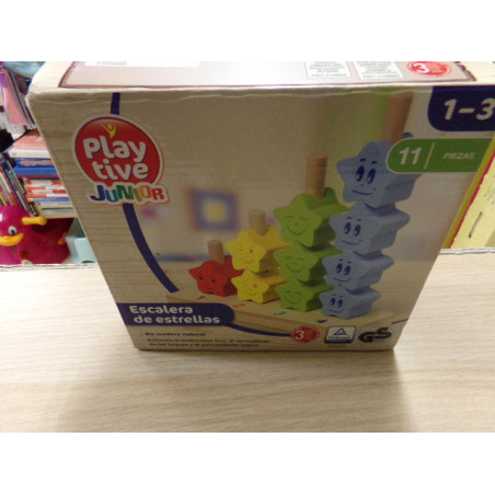 Abaco estrellas madera. Segunda mano.