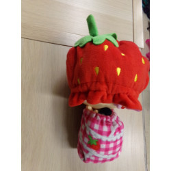 Muñeca Flipzze fresa de trapo. Segunda mano.