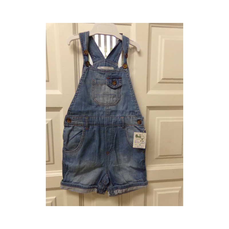Peto vaquero verano 6-9 meses. Segunda mano.