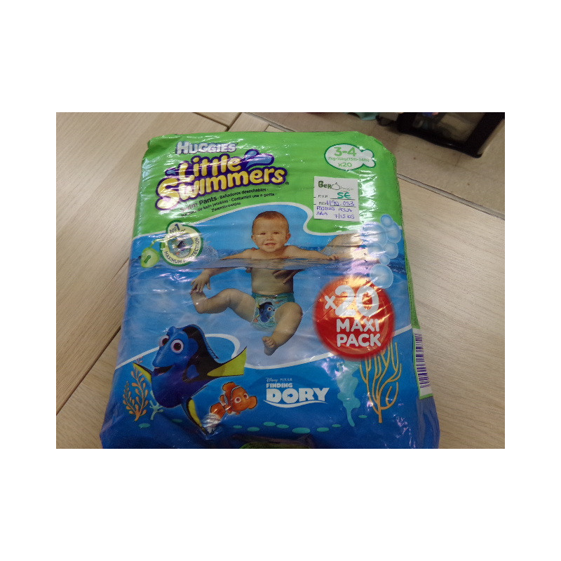 Pañales agua 3-4 años 7-15 kilos.