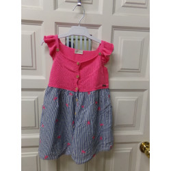 Vestido y chaqueta Cesar Blanco 6 años. Segunda mano.