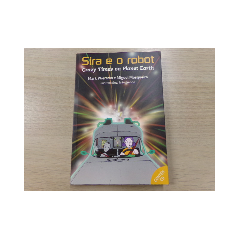 Libro Sira e o robot, contiene CD. Segunda mano.