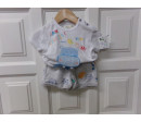 Conjunto Sfera 3-6 meses. Pantalón corto y camiseta. Segunda mano.