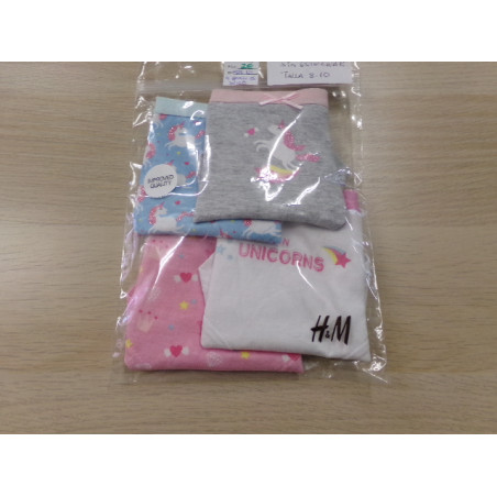 Lote 4 braguitas 8-10 años. Sin estrenar.