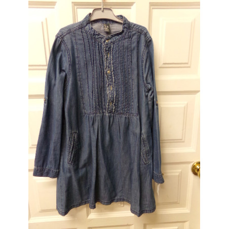 Vestido vaquero Zara 7-8 años. Segunda mano.