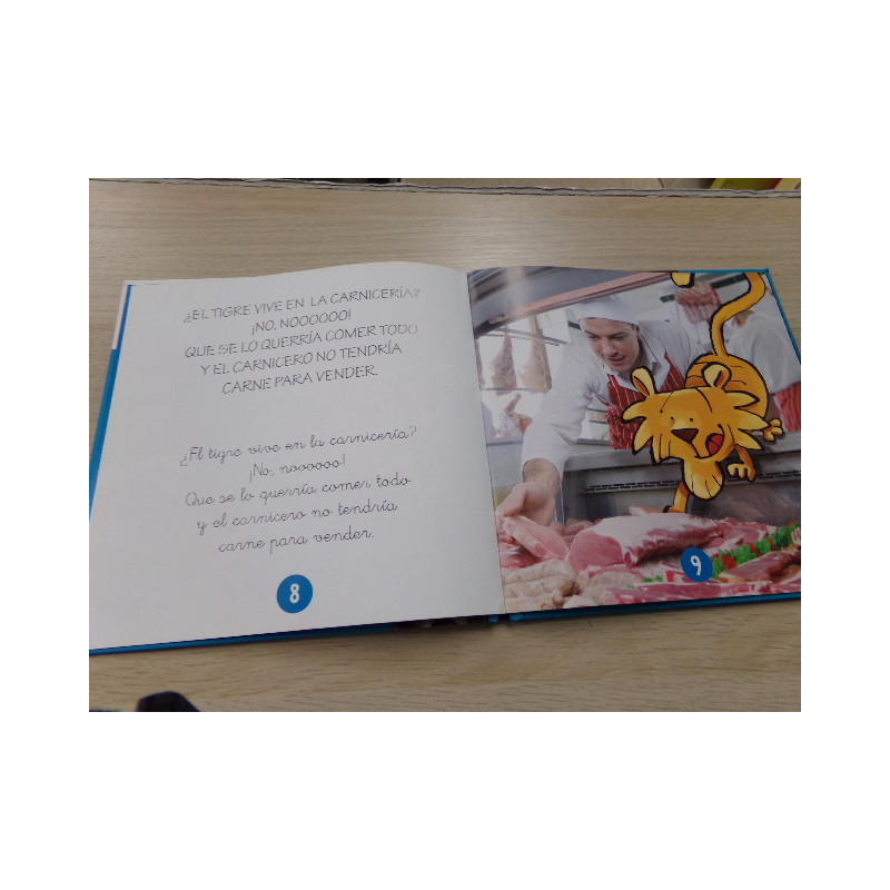 Libro el Tigre,  Ed.Combel. Segunda mano.