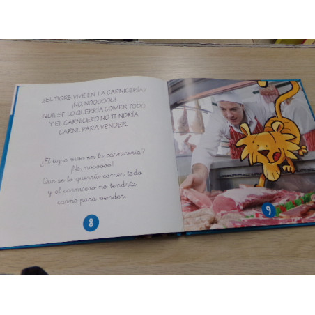 Libro el Tigre,  Ed.Combel. Segunda mano.