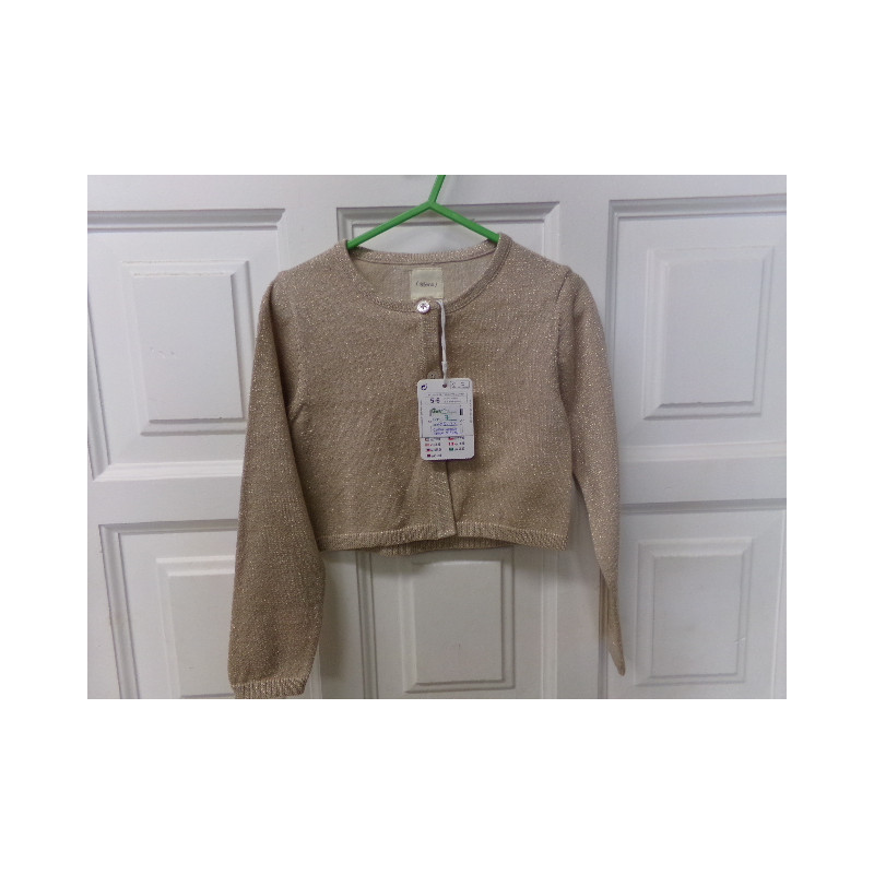 Chaqueta dorada Sfera 5-6 años. A estrenar.