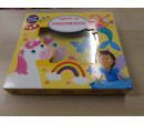Libro puzzle jugamos con unicornios. Segunda mano.